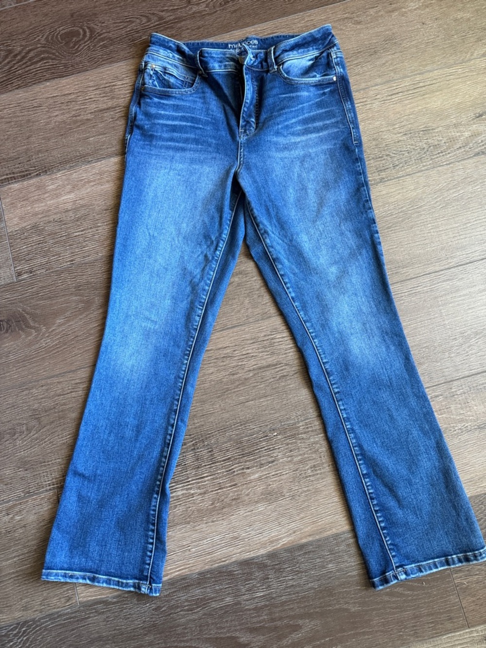Maurices Everflex Medium Blue Bootcut Jeans with Tummy Control